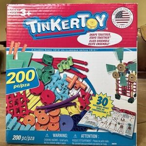 Tinker Toy Super Building Set 30 Model Plastic Construction Build Stem SEE DESCR